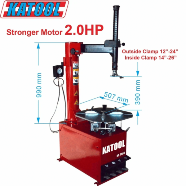 Katool Tire Changer KT-T800 & Wheel Balancer KT-B700 Combo - Image 4
