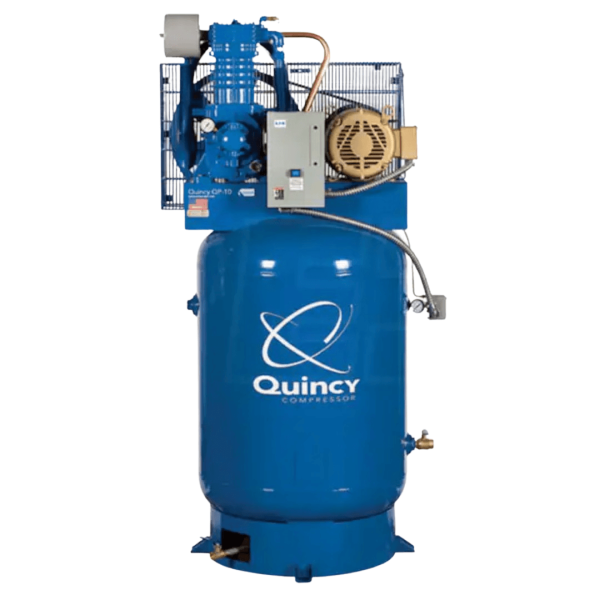 Quincy 3103DS12VCA46 QP Pro 10-HP 120-Gallon Pressure Lubricated Two-Stage Air Compressor (460V 3-Phase)