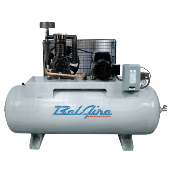 BelAire 338H 5-HP 80-Gallon Two-Stage Air Compressor (208-230V 3-Phase) w/ Magnetic Starter