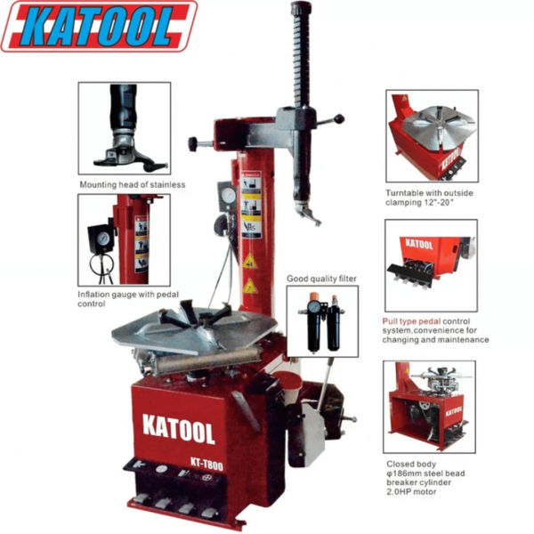 Katool Tire Changer KT-T800 & Wheel Balancer KT-B700 Combo - Image 5
