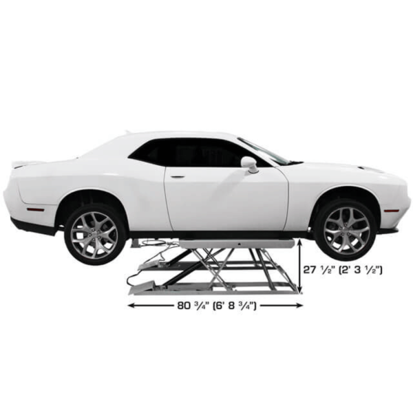 Atlas 6PL Open Center Low Rise 6,000 lb Capacity Scissor Lift - Image 3