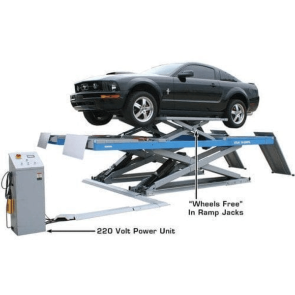 Atlas 12AWFSL 12,000 lb Capacity Alignment Scissor Lift with Wheels Free Lifts - Image 4