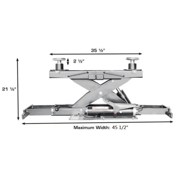 Atlas Platinum PVL14 4-Post Lift + RJ7000 Rolling Bridge Jacks ALI Certified Combo - Image 18
