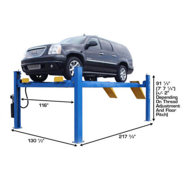 Atlas 414A Alignment Lift + RJ8 Rolling Jacks Combo - Image 4