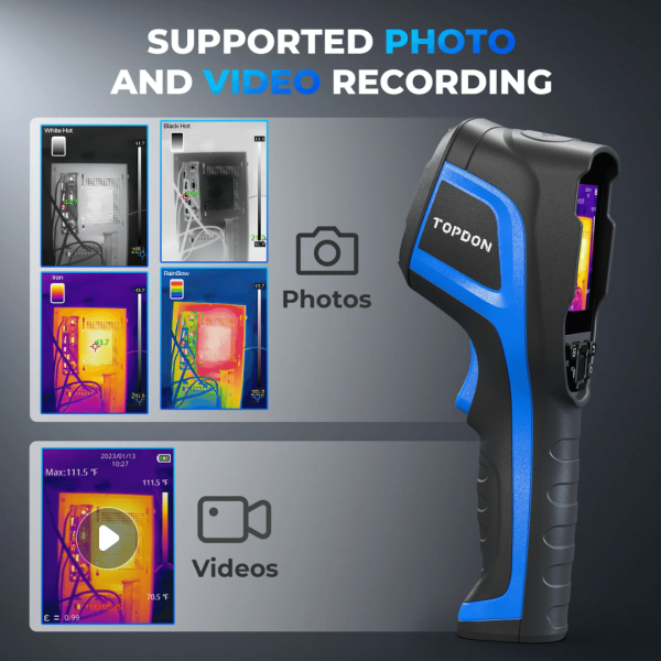 Topdon USA TC004 Handheld Portable Thermal Imaging Camera - Image 3