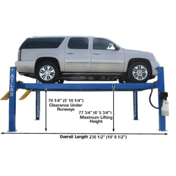 Atlas ATTD-412A Alignment Lift + RJ6 Rolling Jacks Combo - Image 4
