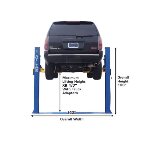 Atlas BP8000 8,000 lb Capacity Baseplate 2-Post Lift - Image 3