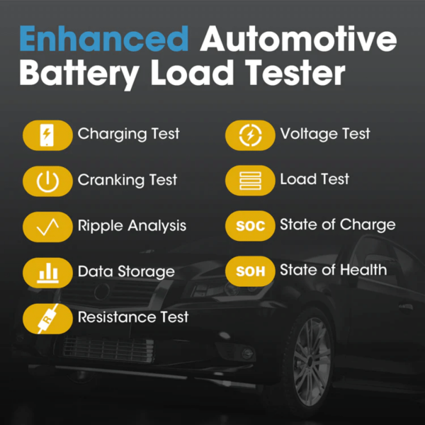 Topdon USA BTMobile Lite 12V Wireless Battery & System Tester - Image 3