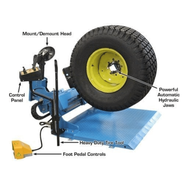 Atlas TTC305A Tire Changer + WBT-210 Wheel Balancer Combo Package - Image 3