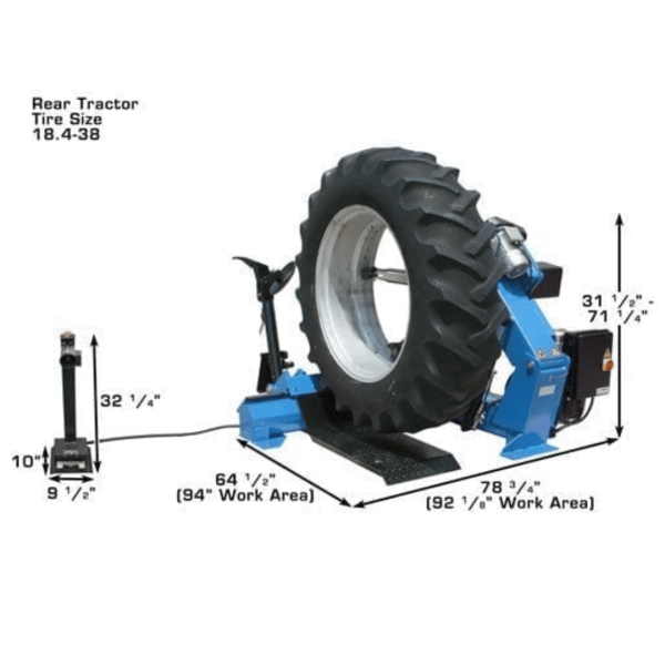 Atlas TTC303 Large Truck Tire Changer - Image 3