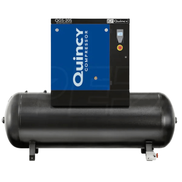 Quincy 4152021996 QGS 20S-HP 132-Gallon Rotary Screw Value Package Air Compressor (208-230/460V 3-Phase)