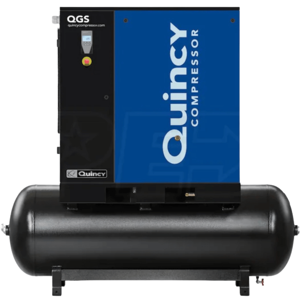 Quincy 4152026525 QGS 20-HP 132-Gallon Rotary Screw Air Compressor (208-230/460V 3-Phase)