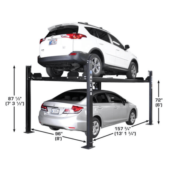Atlas APEX8 ALI Certified Hobbyist 8,000 lb. Capacity 4-Post Lift - Image 4
