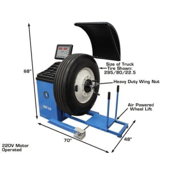Altas WBT-210 Heavy Duty Truck Wheel Balancer - Image 4