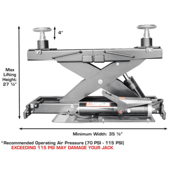 Atlas Platinum PVL14 4-Post Lift + RJ7000 Rolling Bridge Jacks ALI Certified Combo - Image 19