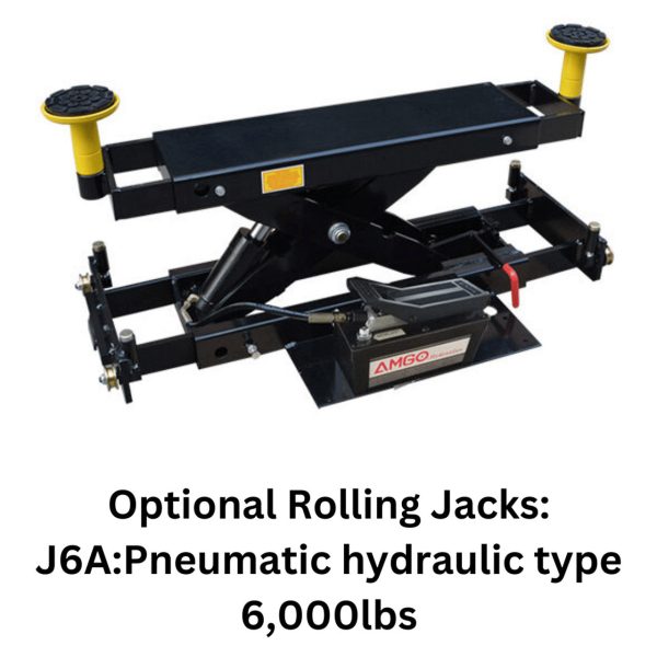 Amgo PRO-12SX 12,000 lb. 4 Post Lift Truck Service Combo - Image 6