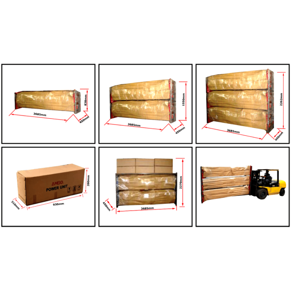 Amgo OHX-10 10,000 lb 2 Post Lift - Image 4