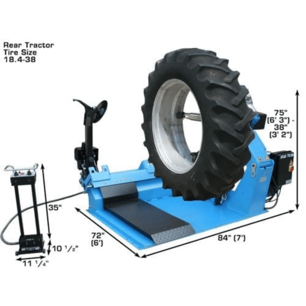 Atlas TTC306 Deluxe Automated Large Truck Tire Changer - Image 4