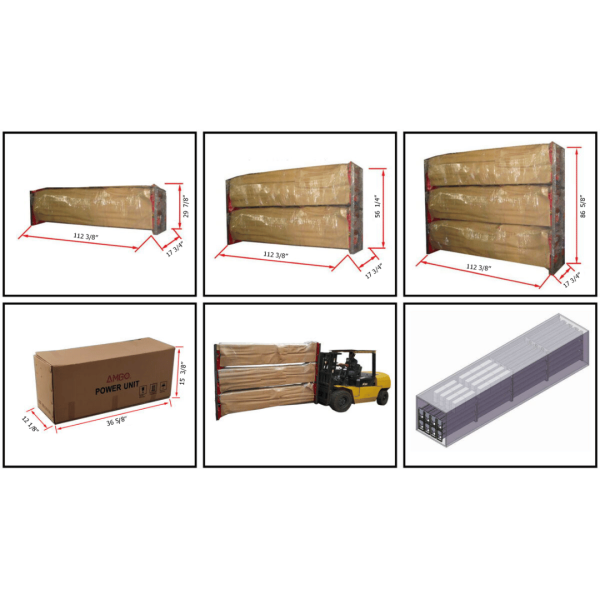 Amgo BP-9 9,000 lb 2 Post Lift - Image 4