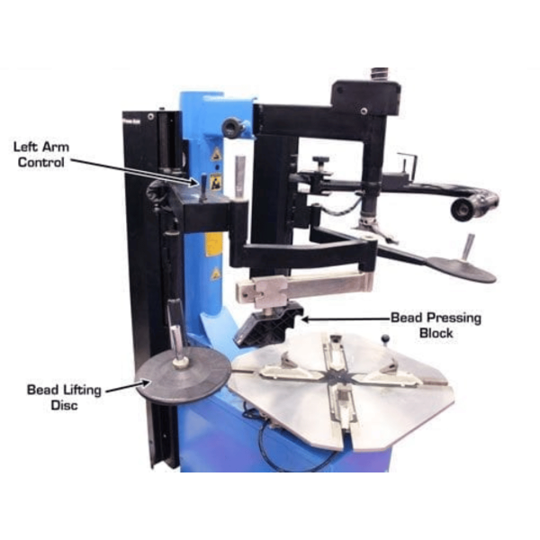 Atlas TC289DAA Tire Changer + WB11 Wheel Balancer Combo Package - Image 4