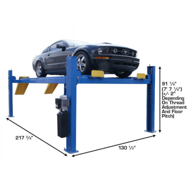Atlas 414A 14,000 lb Commercial Grade 4-Post Alignment Lift - Image 4