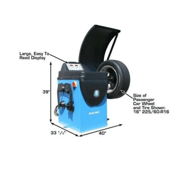 Atlas TC229 Tire Changer + WB11 Wheel Balancer Combo Package - Image 24