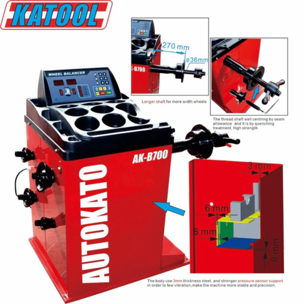 Katool Tire Changer KT-T800 & Wheel Balancer KT-B700 Combo - Image 6