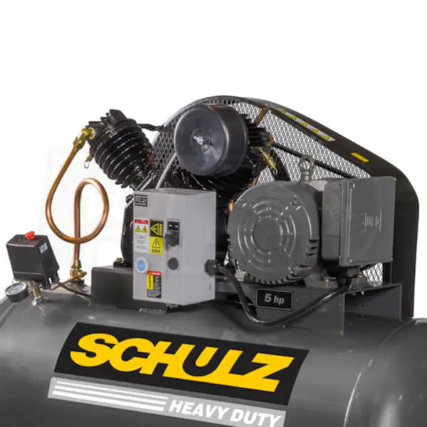 Schulz V-Series 580HV20X-3 5-HP 80-Gallon Two-Stage Air Compressor (230V 3-Phase) - Image 2