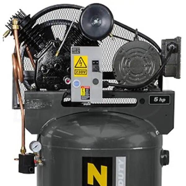 Schulz V-Series 580VV20X-3 5-HP 80-Gallon Two-Stage Air Compressor (208V 3-Phase) - Image 2