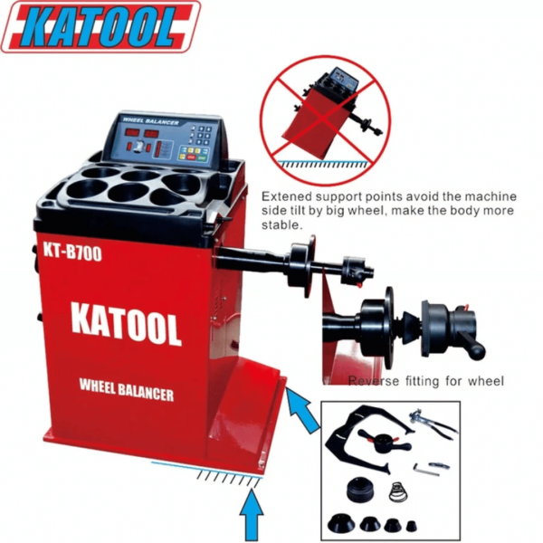 Katool Tire Changer KT-T800 & Wheel Balancer KT-B700 Combo - Image 7