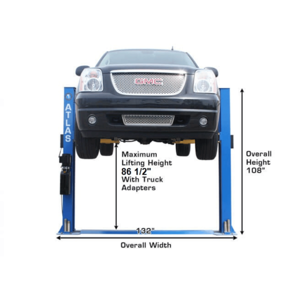 Atlas BP8000 8,000 lb Capacity Baseplate 2-Post Lift - Image 5