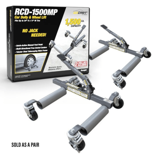 Ranger RCD-1500MP Car Dollies Move Vehicles Up to 6,000 lbs! - Image 5
