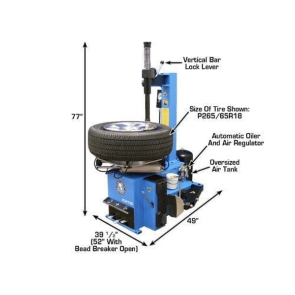 Atlas TC229 Tire Changer + WB11 Wheel Balancer Combo Package - Image 5