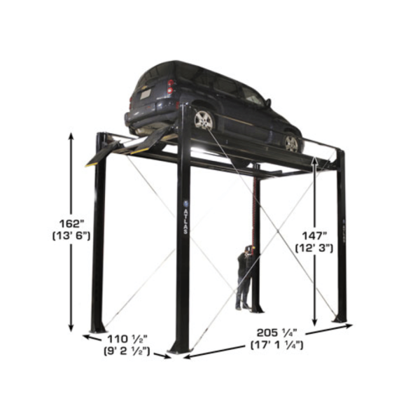 Atlas Garage PRO7000ST Super Tall 7,000 lb. Capacity 4-Post Lift - Image 5