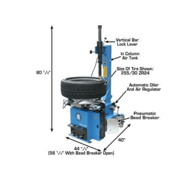 Atlas TC289 Tire Changer + WB11 Wheel Balancer Combo Package - Image 5