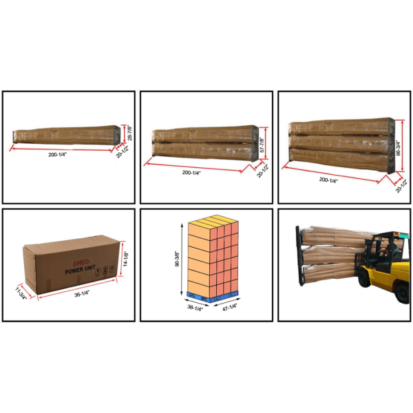 Amgo 409-DPX 9,000 lb Double Parking 4 Post Lift - Image 5