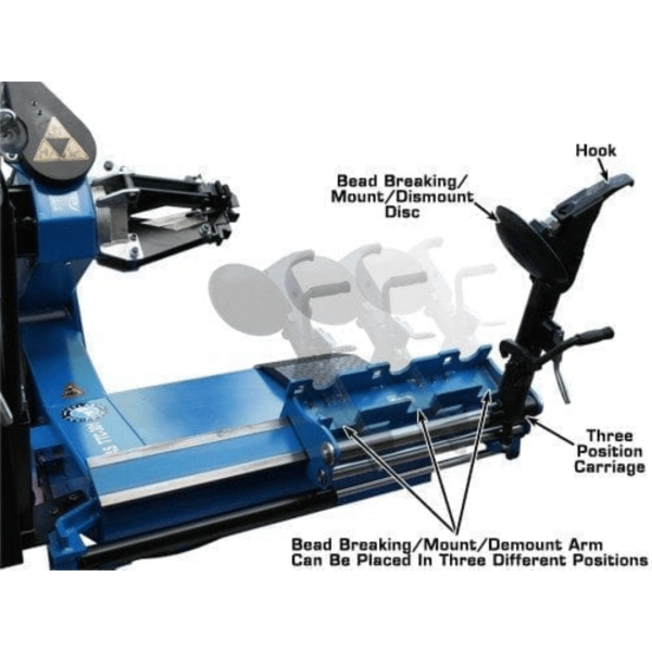 Atlas TTC301 Tire Changer + WBT-210 Wheel Balancer Combo Package - Image 6