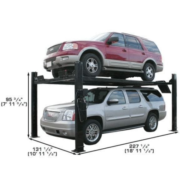 Atlas Garage PRO9000 4 Post Lift + RJ6 Rolling Jacks Combo - Image 3