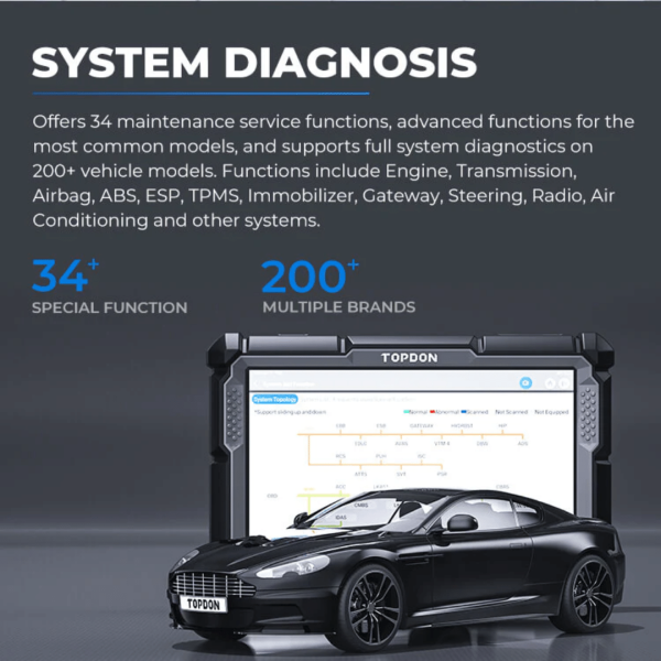 Topdon USA Phoenix Elite Diagnostic Scanner - Image 5