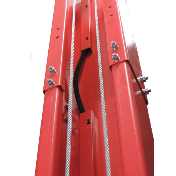 Launch - TLT240SB-R 9,000 lb 2 Post Floor Plate - Symmetric - Red - Image 6