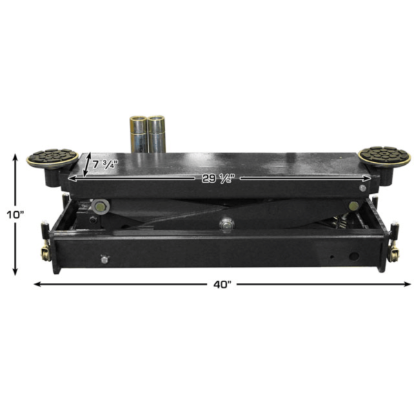 Atlas 414 14,000 lb Commercial 4-Post Lift + RJ8 Rolling Bridge Jacks Combo - Image 11