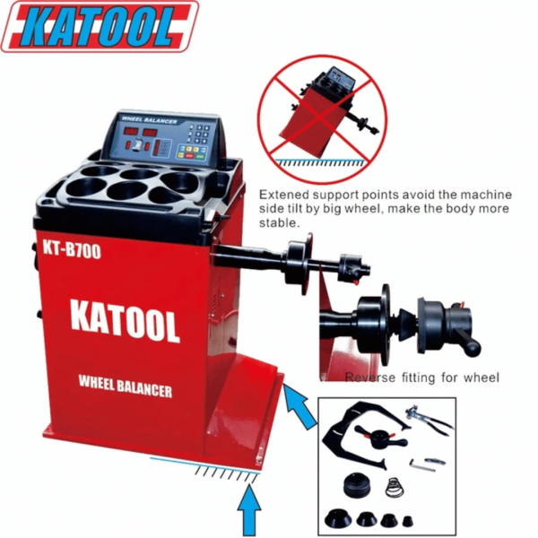 Katool Tire Changer KT-T850 & Wheel Balancer KT-B700 Combo - Image 10