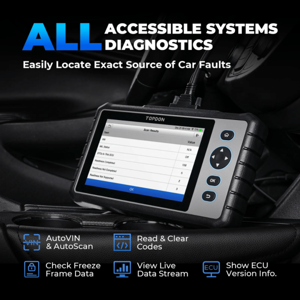 Topdon USA ArtiDiag800 Professional Diagnostic Tool - Image 6