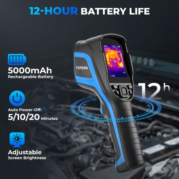 Topdon USA TC004 Handheld Portable Thermal Imaging Camera - Image 6