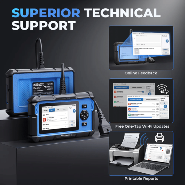 Topdon USA ArtiDiag600 S Mid-Level Diagnostic Scanner - Image 6