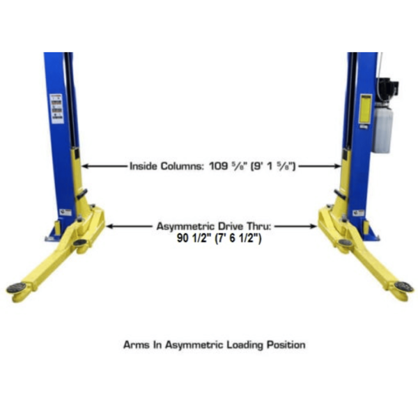 Atlas PRO-9D 9,000 lb Overhead 2-Post Lift - Image 6