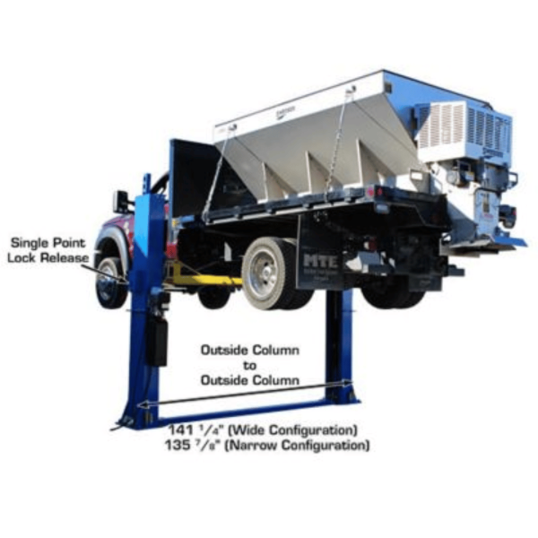 Atlas BP12000X Commercial Grade Baseplate 12,000 lb. Capacity 2-Post Lift - Image 6