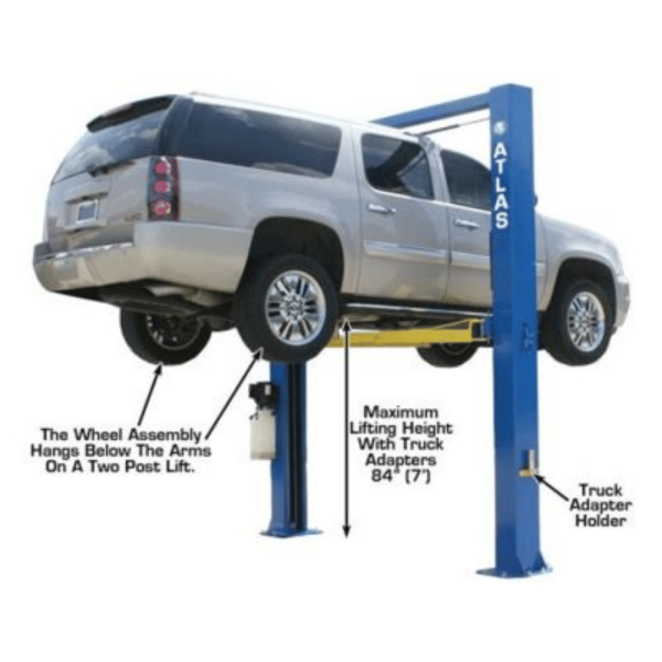 Atlas OHX10000X Commercial Grade Extra Tall 10,000 lb. Capacity 2-Post Lift - Image 6