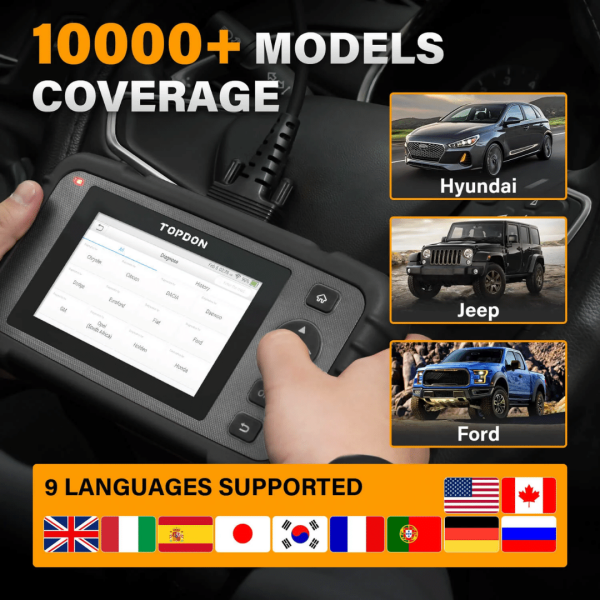 Topdon USA ArtiDiag500 Entry-Level Diagnostic Scanner - Image 6