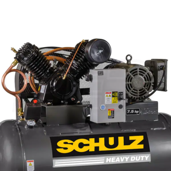 Schulz 7580HV30X-1 V-Series 7.5-HP 80-Gallon Two-Stage Air Compressor (230V 1-Phase) - Image 2
